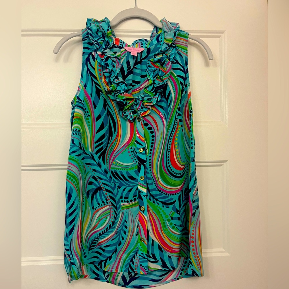 Multi colored Lilly Pulitzer sleeveless top